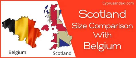is scotland smaller or bigger than belgium